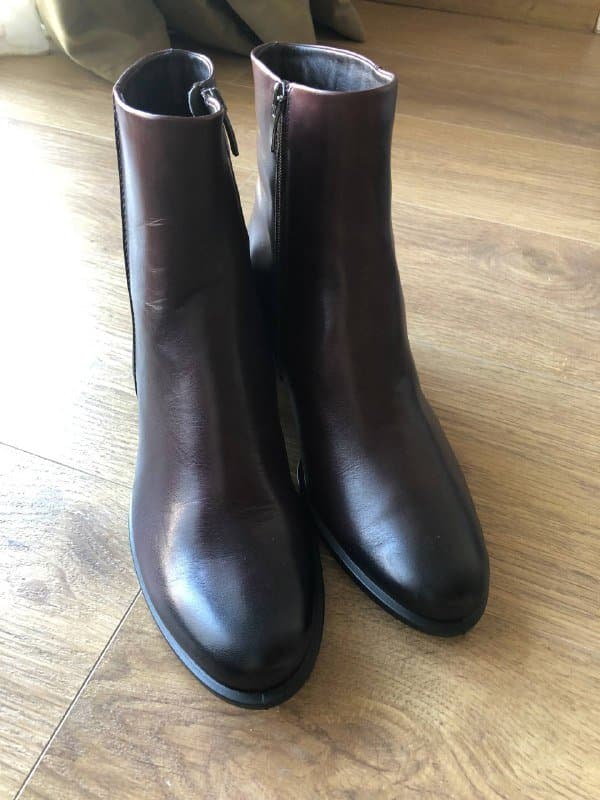 Кожаные ботинки Ecco, 40 р. 2