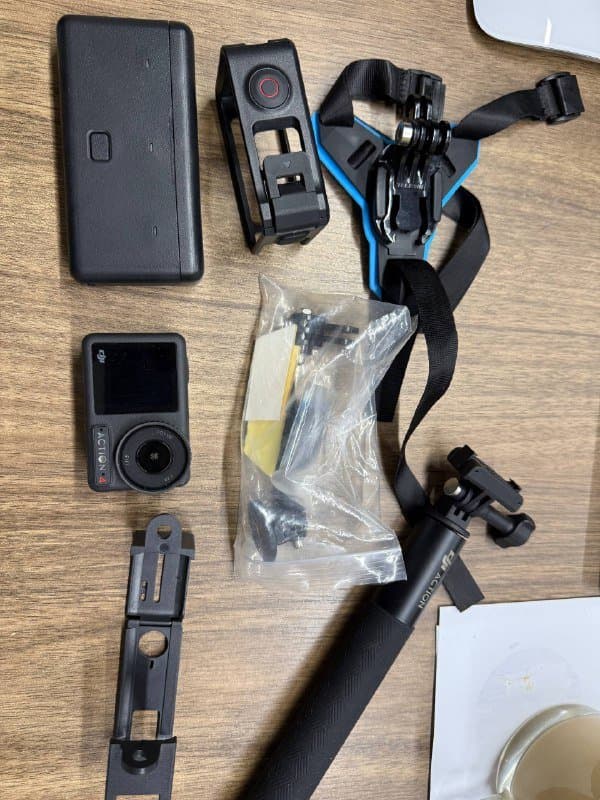 Экшн камера Dji Action 4 с аксессуарами