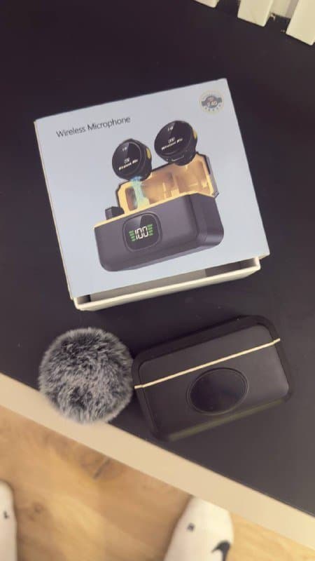 Беспроводной микрофон 2.4G комплект для съемок и стримов
