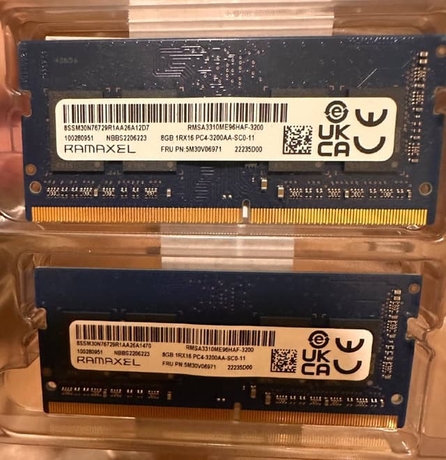 Оперативная память sodimm 2x8GB для ноутбука