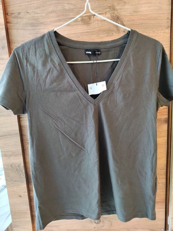 Футболка, топ, джинсовые шорты 2