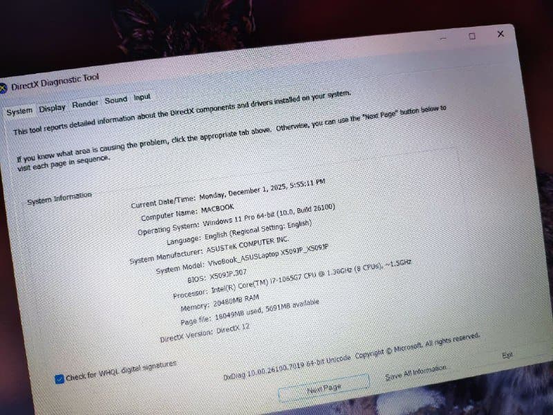 Ноутбук Asus X509JP i7 10го поколения 20Гб RAM 12GB видеокарта 4