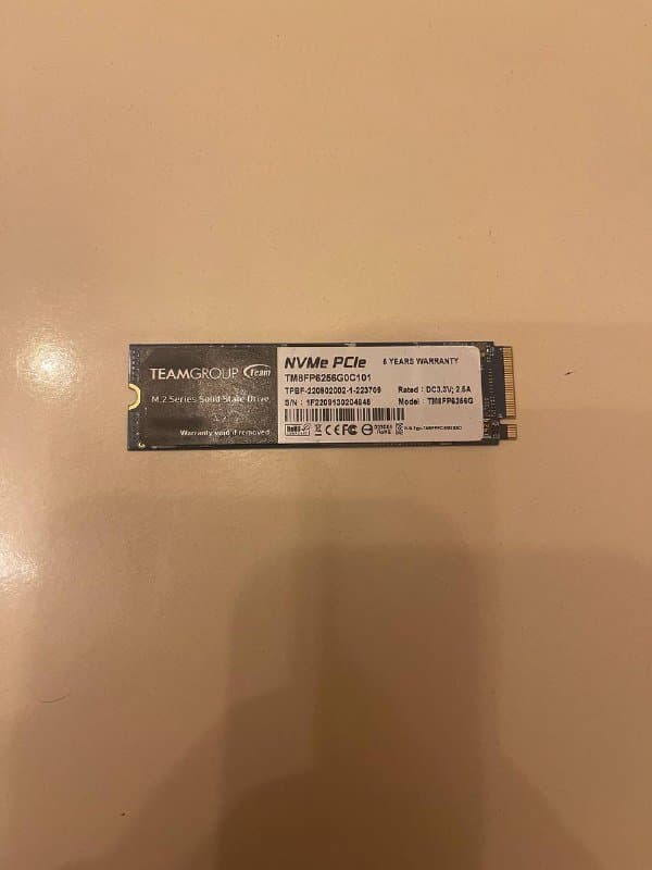 ssd m2 256 gb