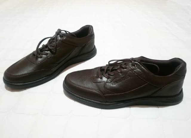 Кожаные мужские ботинки Lumberjack темно-коричневые, размер 43