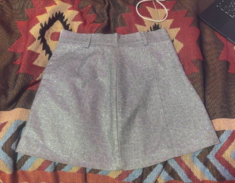 мини-юбка серебристая блестящая, синтетическое футуристичное боди 1