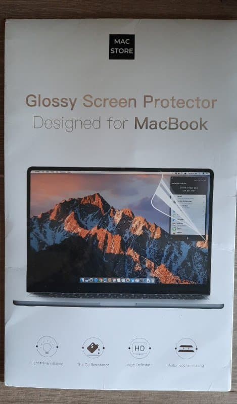 Глянцевая пленка для экрана ноутбука Apple MacBook Pro 16 M1 M2 M3 2 шт