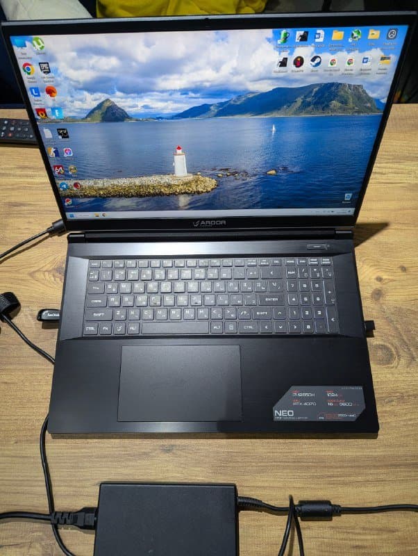 Ноутбук ARDOR GAMING NEO G17-I7ND309 17.3" Intel Core i7 RTX 4070 2