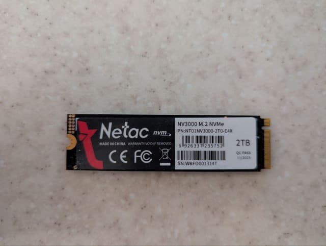 Диск ssd nvme 2tb