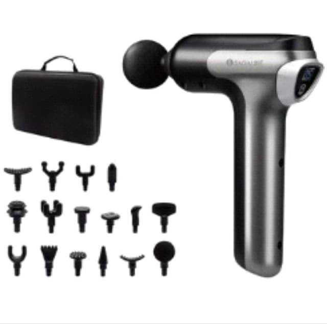 Перкуссионный массажер Sagaline с насадками