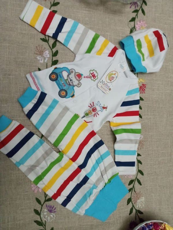 Детские комплекты для мальчиков и девочек из трикотажа 1