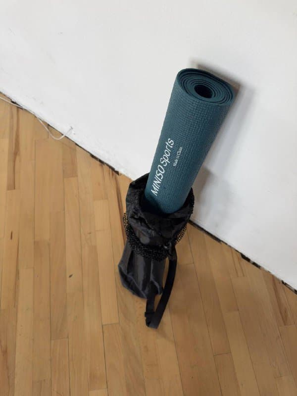 Коврик для фитнеса йоги Miniso в чехле