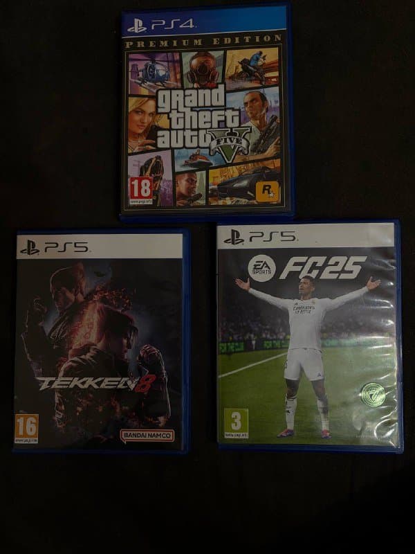 Игры Tekken 8, FF25, GTA 5 PS4 PS5