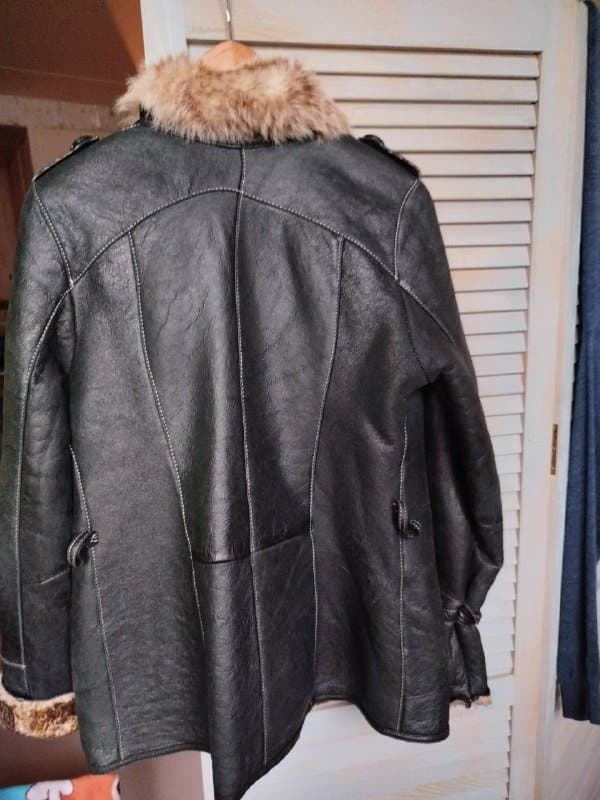 винтажная дубленка 5