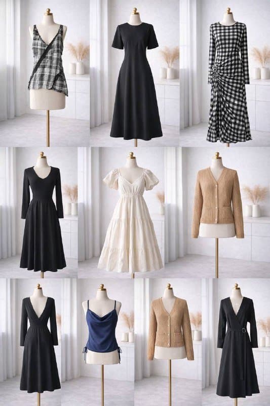 Платья и кардиганы женские Massimo Dutti, Zara, COS и др.