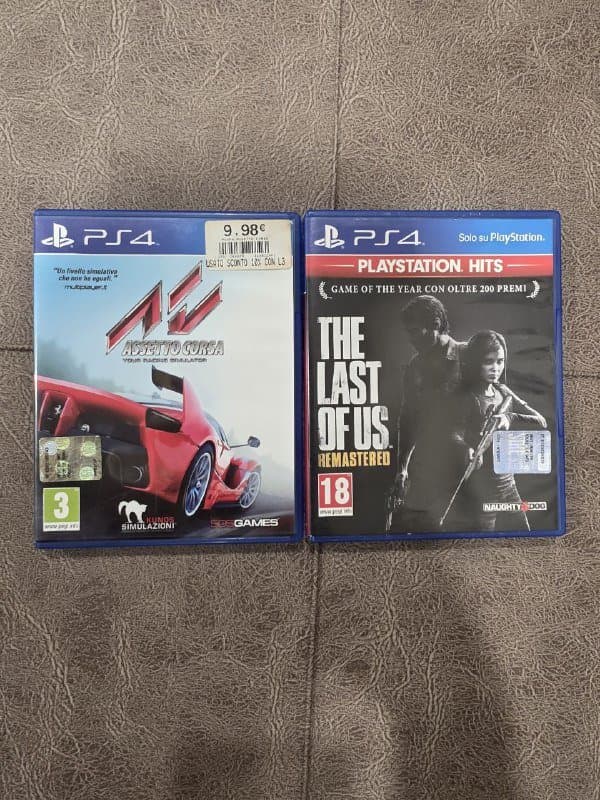 два диска игры PlayStation 4