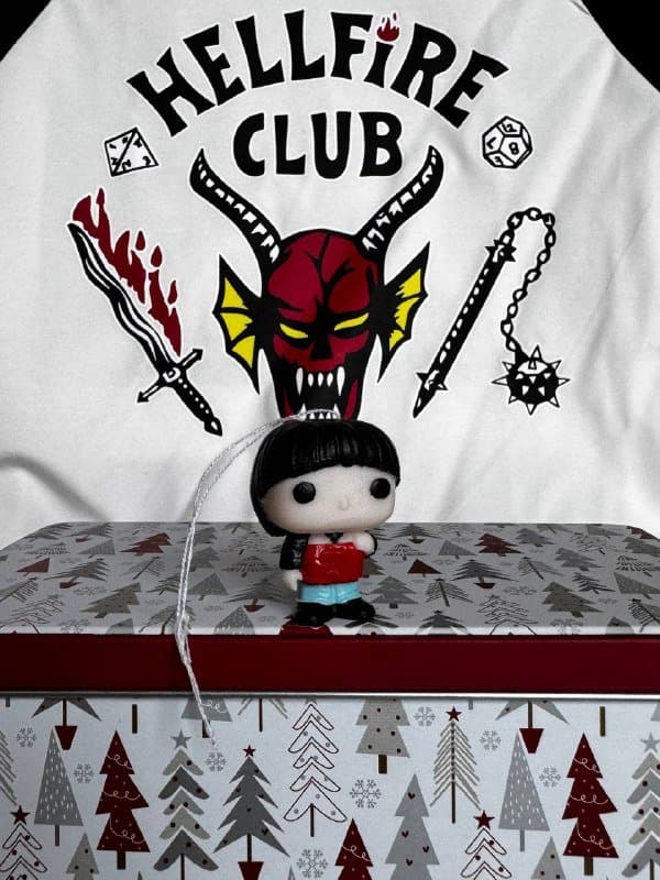 Фигурка Уилл Баерс 3D-печатная со светящейся буквой 2