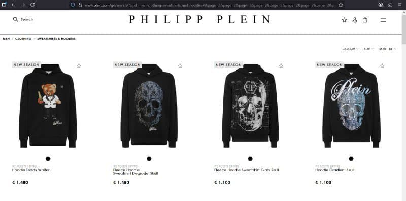 Мужская худи Philipp Plein оригинал XL 4