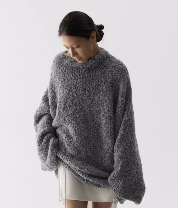 Свитер basa, винтажные штаны из дикого шелка 2