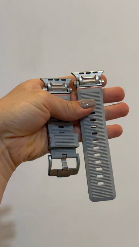 Ремешки на Apple Watch ultra 2 с силиконовым и металлическим 1
