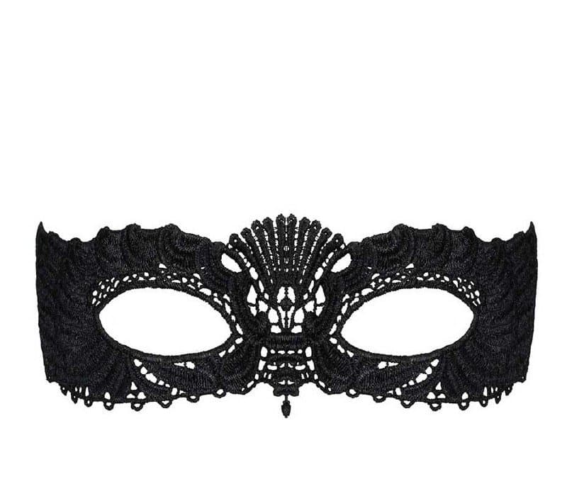 черная ажурная маска Obsessive 1