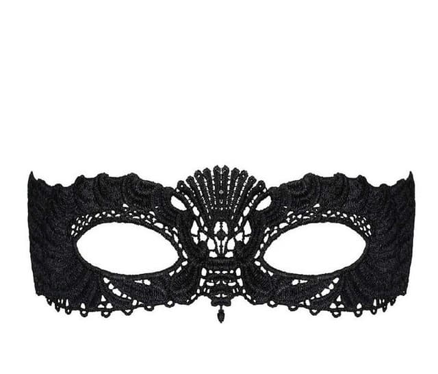 черная ажурная маска Obsessive