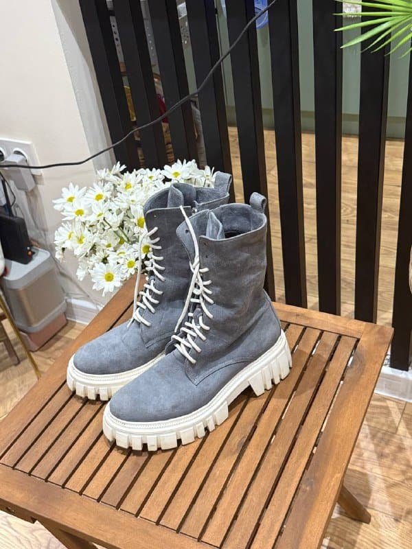 Ботинки утепленные, ботинки Aldo, ботинки Salle de Mode, кожаные полуботинки