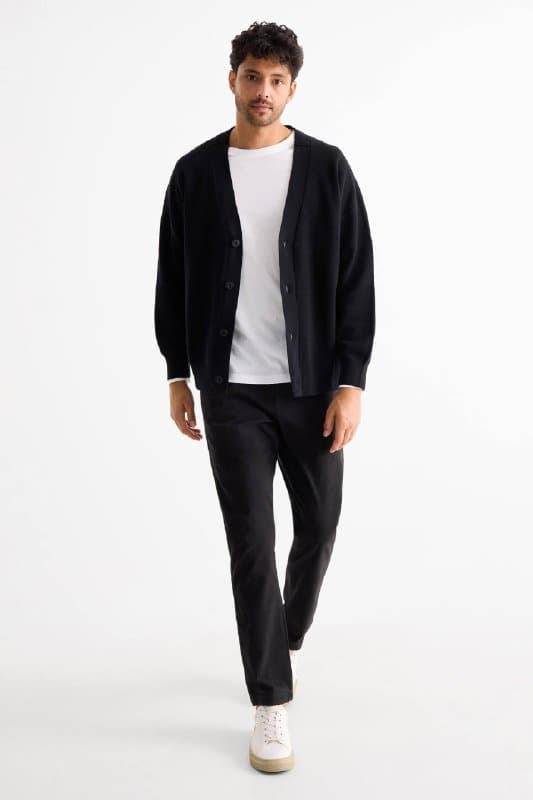 Брюки ZARA, Чёрные джинсы C&A 8