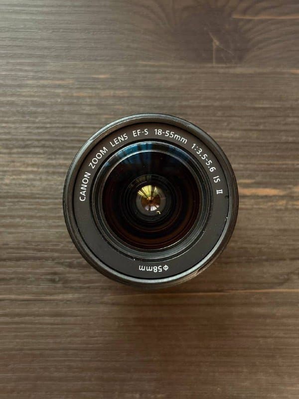 Камера Canon EOS Rebel T3i, объективы Canon EF 50mm f/1.4 и EF-S 18–55mm, сумка Manfrotto 4