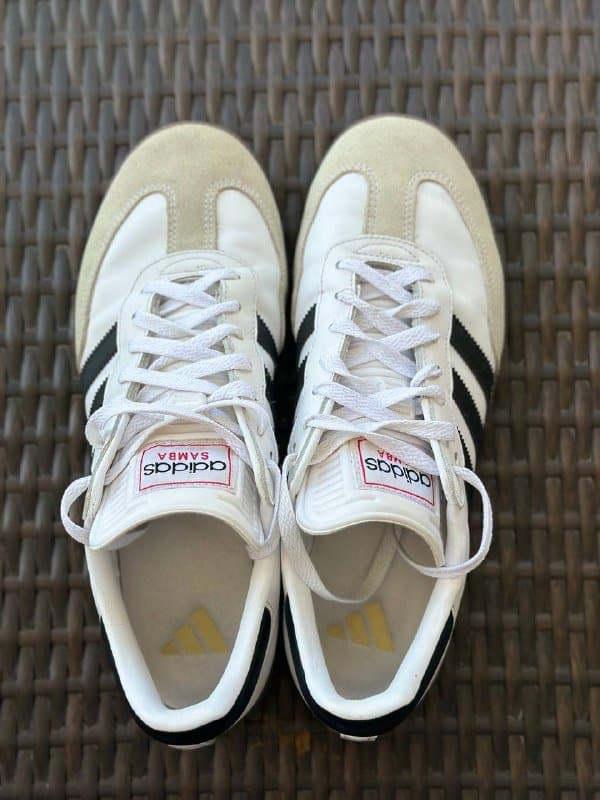 Кеды Adidas Samba OG бело-черные размер 43 1/3