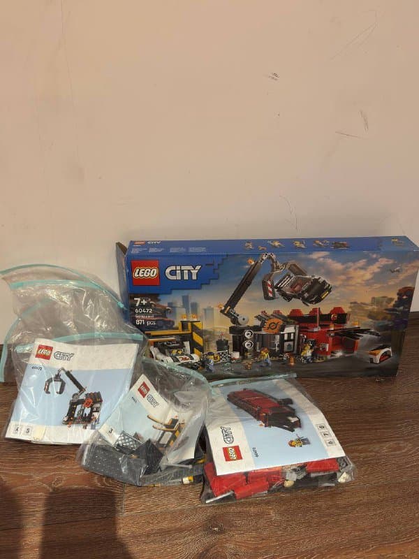 Лего автосервис с инструкциями, все детали в пакетах