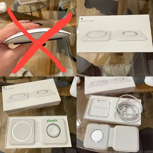 Двойная зарядка MagSafe Duo Apple