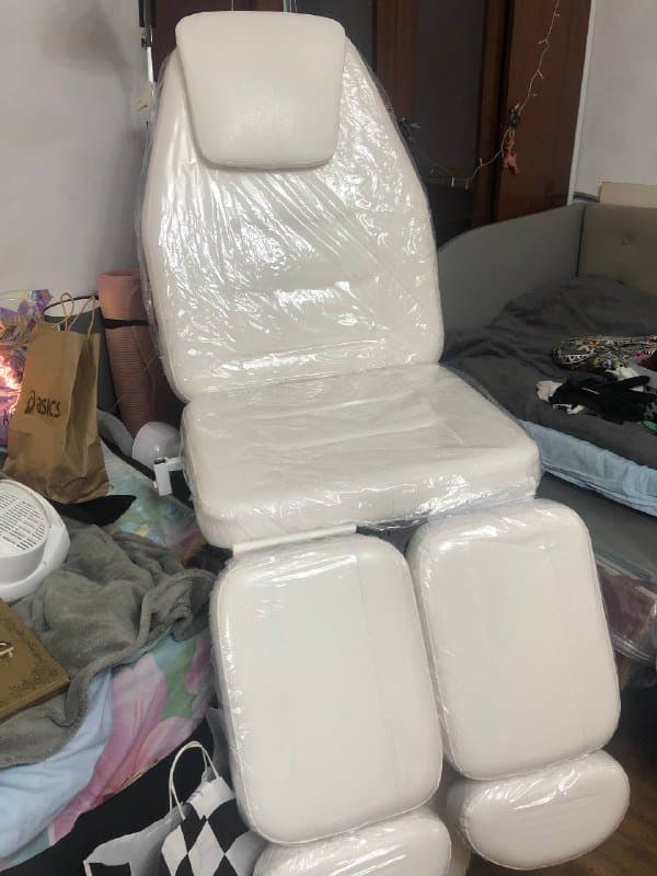 Кресло для педикюра с подлокотниками и чехлами