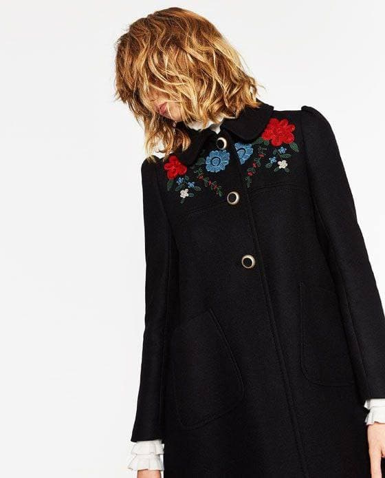 Чёрное пальто Zara, размер M 3