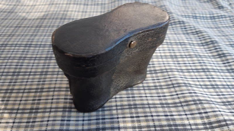 Театральный бинокль латунь кожа 3