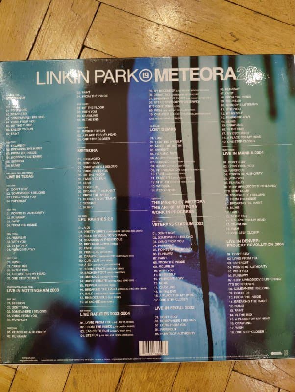 Linkin Park Meteora 20th Anniversary Edition Super Deluxe Box Set 3