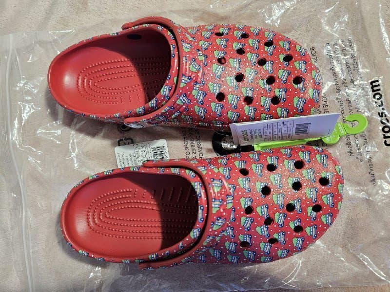 Новые новогодние Crocs размер 42 4