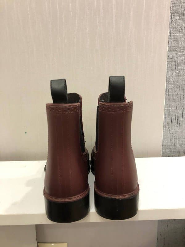 Красные ботинки, резиновые сапожки, меховые ботиночки 7