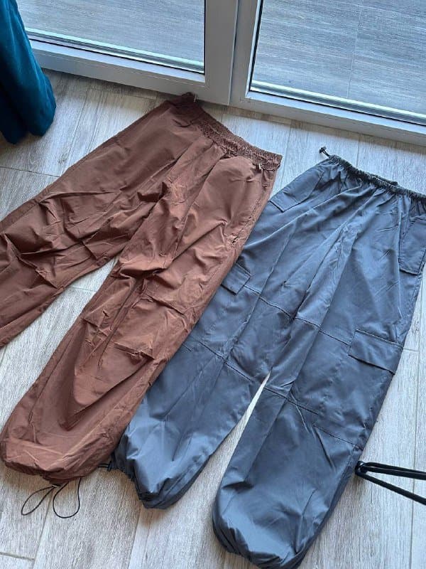 Спортивные штаны широкие размер М, домашние теплые штаны 1