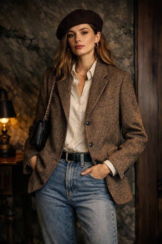 Пиджак блейзер из 100% virgin wool Moon England