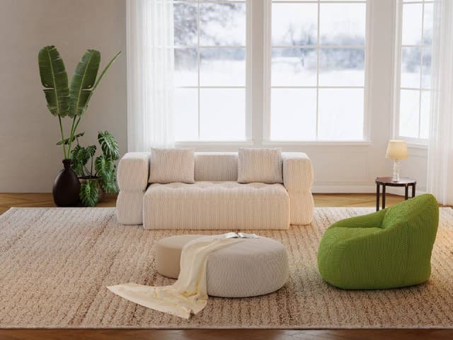 Сжатые диваны большой и маленький модели