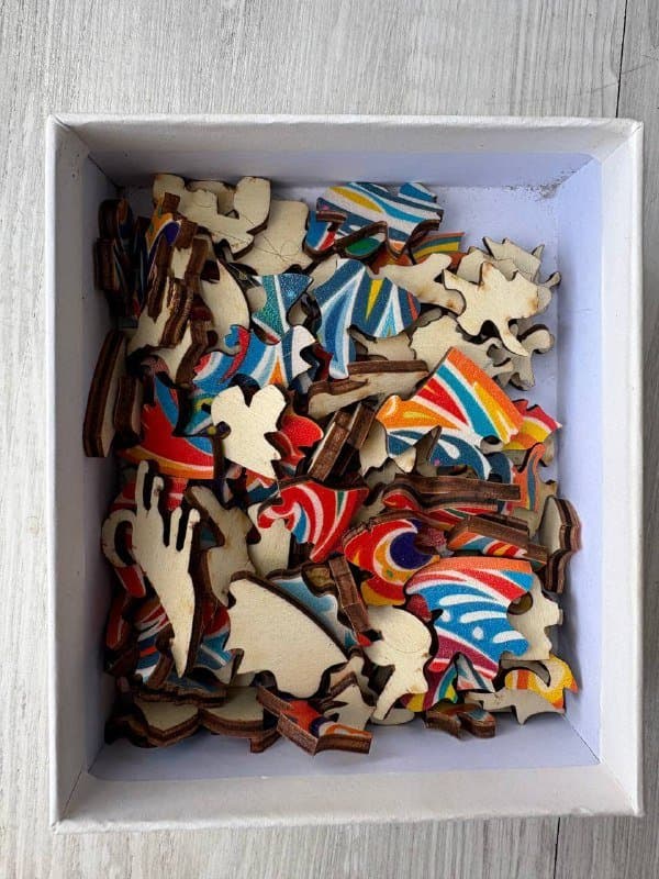 Пазлы 500, 1000, 100 деталей деревянные и картонные 6