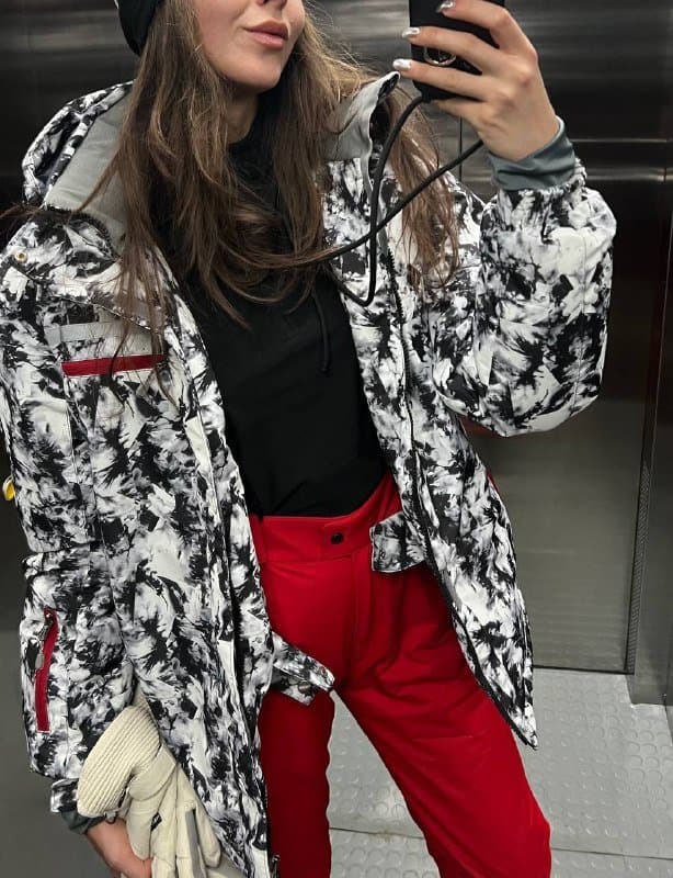 Женская (унисекс) лыжная куртка M 6