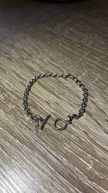 Серебряный браслет, серебряная цепочка, серьги и подвеска