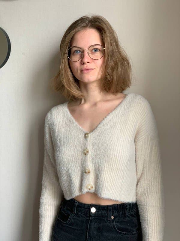 Свитер Bershka женский белый