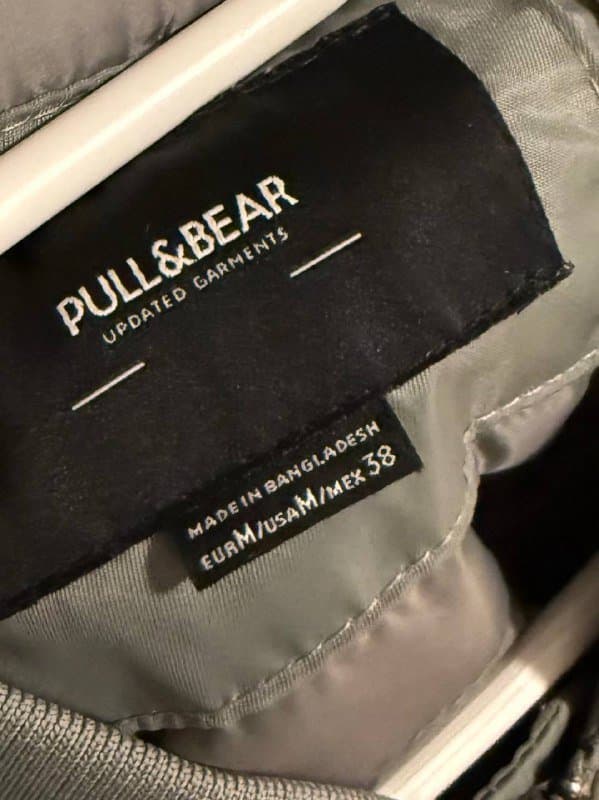 Утеплённый Бомбер Pull&Bear размер M 38 3