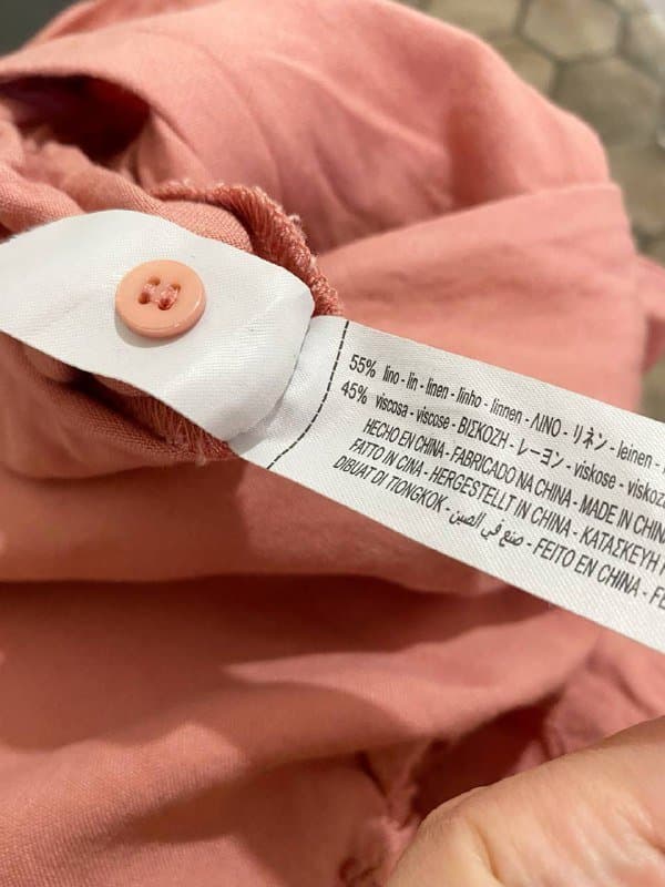 летний женский комбинезон OYSHO S-M лен вискоза светло розовый 3