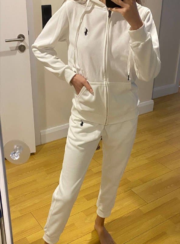 Женская куртка дутик демисезон, женские туфли, кеды Adidas, костюм бежевый, спортивный костюм Polo Ralph Lauren 5