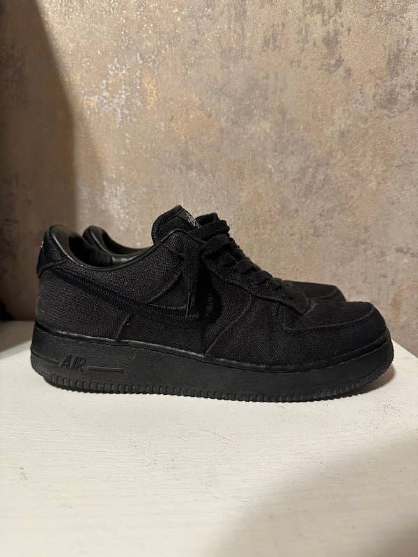 Черные Nike Stussy Air Force кроссовки 9,5us/43eu 4