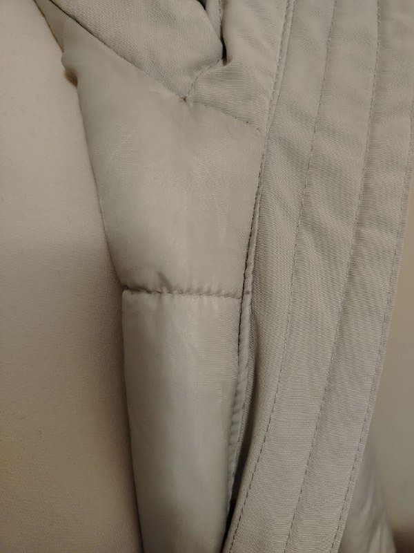 Зимняя куртка парка светло-серая размер S 3