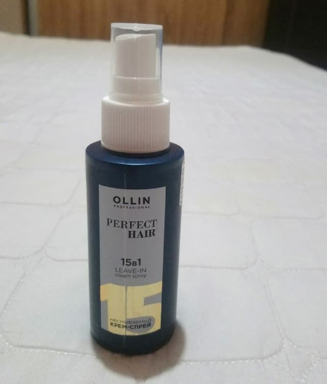 несмываемый крем-спрей для волос Ollin 15 в 1